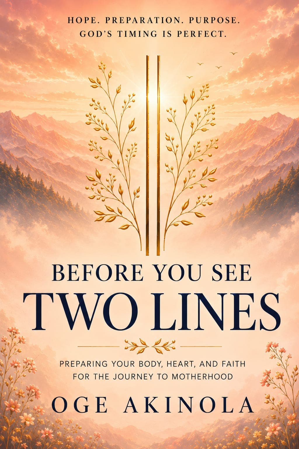 Before You See Two Lines by Oge Akinola — book cover, now available